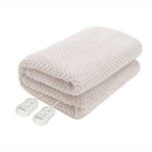 Pure Pleasure Fitted Double Coral Fleece Heat-Blanket