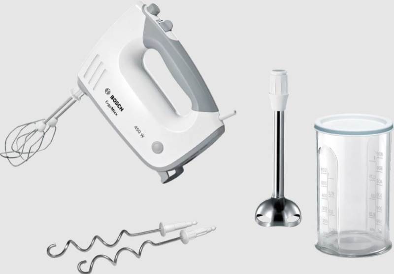 Bosch Hand Mixer Set White 450W Friedman & Cohen