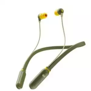 Skullcandy Inkd Bluetooth Earphones – Moss Olive Yellow