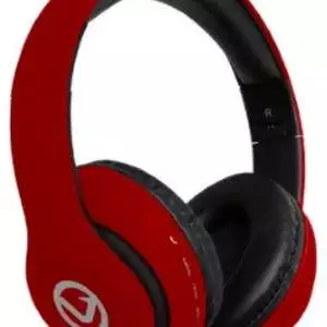 Volkano Impulse Series Bluetooth Headphones- Red