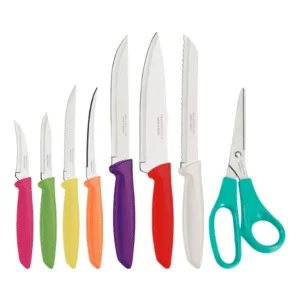 Tramontina Plenus Colored 3pc Knife Set
