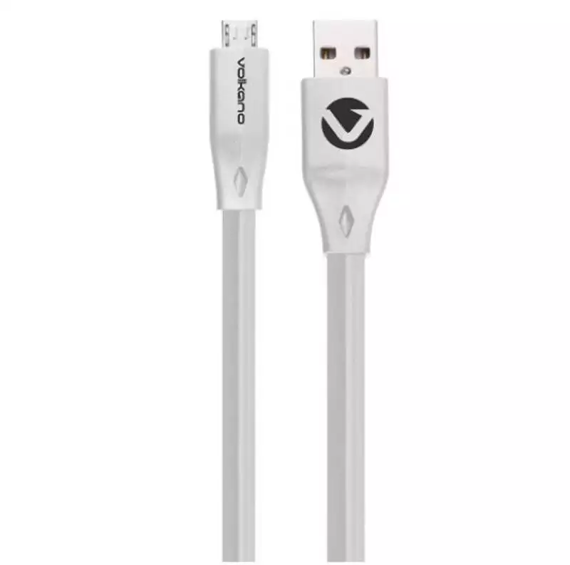 Volkano Slim Series Usb Cable – White