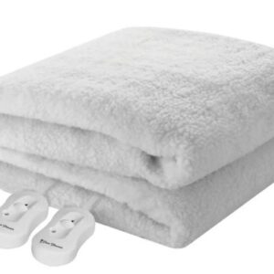 Pure Pleasure Fitted Double Sherpa Electric Blanket