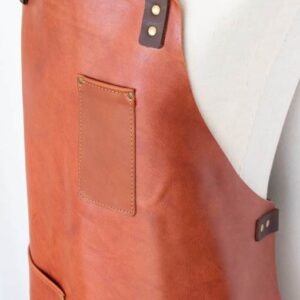 Pieter De Jager Full Leather Apron - Tan