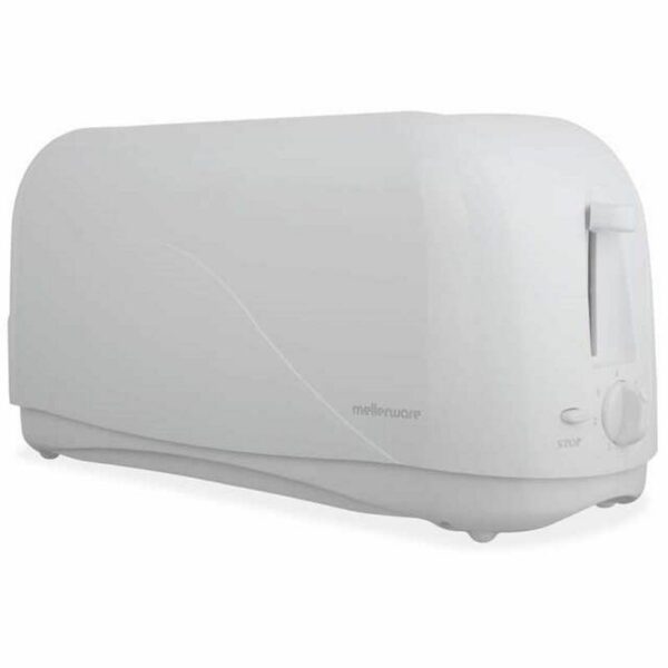 Mellerware White Hot Slice 4 Slice Toaster 1300W