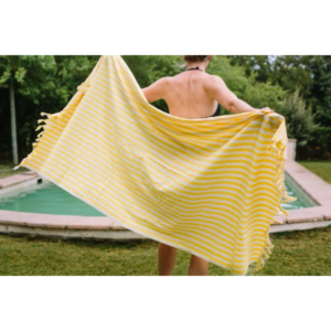 The Cotton Company Mediterranean Turkish Towel - Yellow