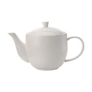 Maxwell & Williams White Basics Diamonds Teapot 800ML