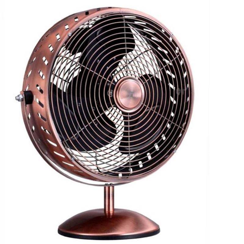 Goldair 8 Inch Copper Metal Desk Fan Friedman & Cohen