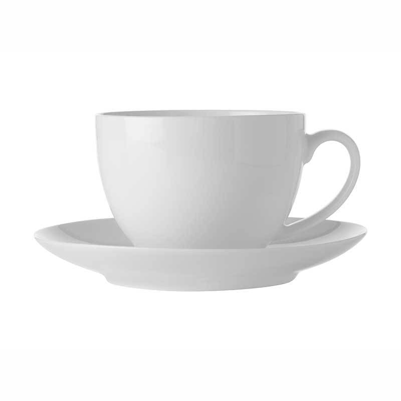 Maxwell & Williams White Basics Cup & Saucer 280ml Friedman & Cohen