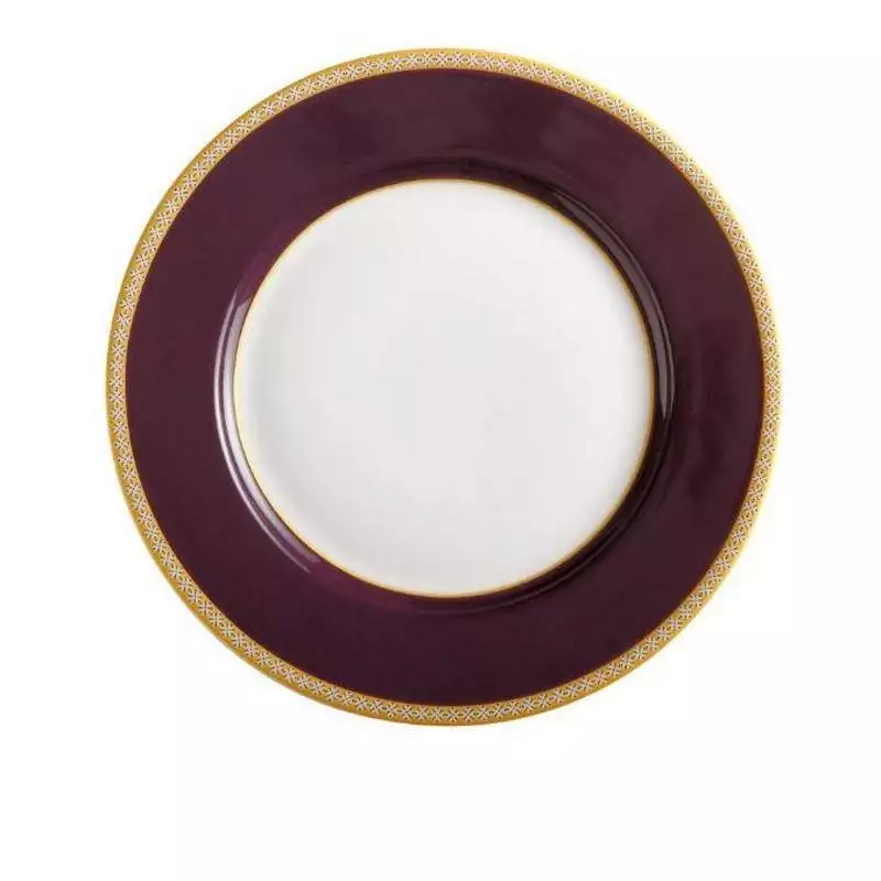Maxwell & Williams Kasbah Purple Rim Plate 19.5cm