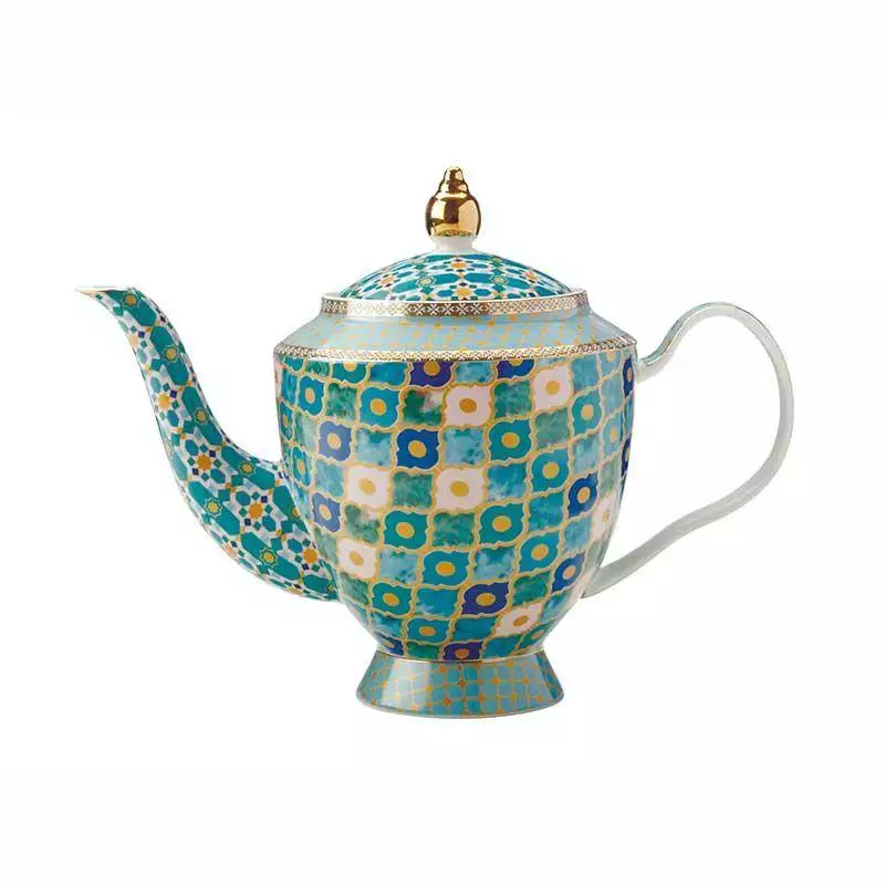 Maxwell & Williams Kasbah Mint Teapot with Infuser 1L