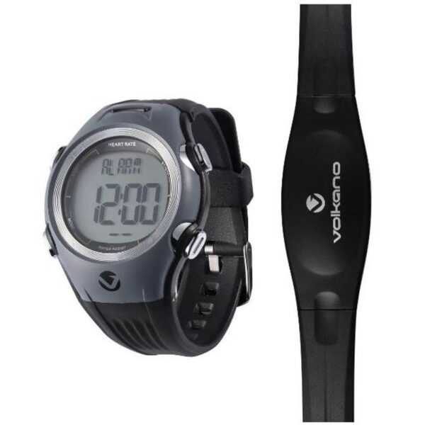 Volkano Active Series Chest Strap Heart Rate Monitor with Wristwatch