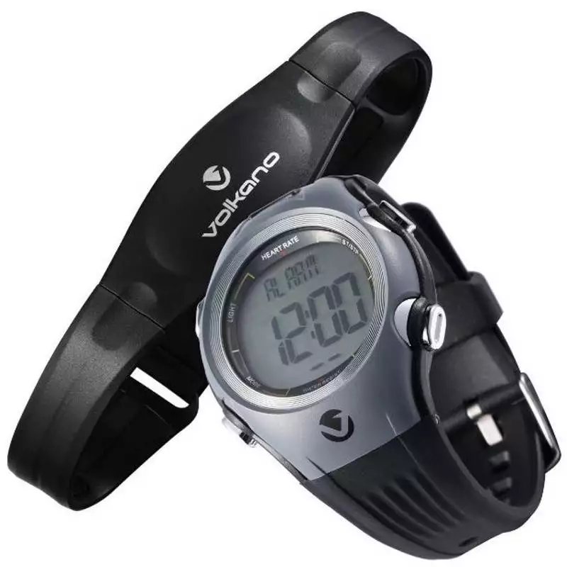 Volkano Active Series Chest Strap Heart Rate Monitor with Wristwatch