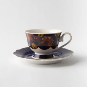Jenna Clifford - Blue Fern Cup & Saucer