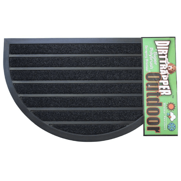 Dirttrapper Half Moon Door Mat - Black