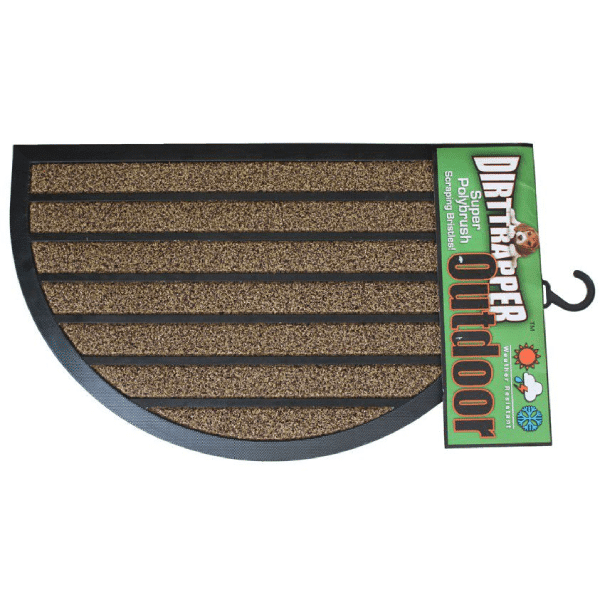 Dirttrapper Half Moon Door Mat - Brown
