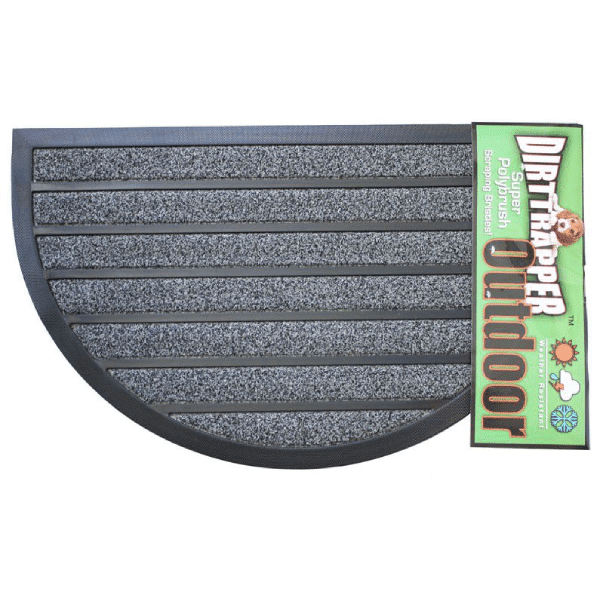 Dirttrapper Half Moon Door Mat - Grey