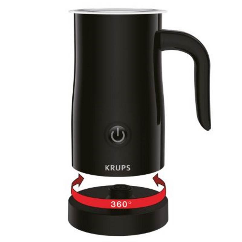 Krups Milk Frother Black Friedman & Cohen