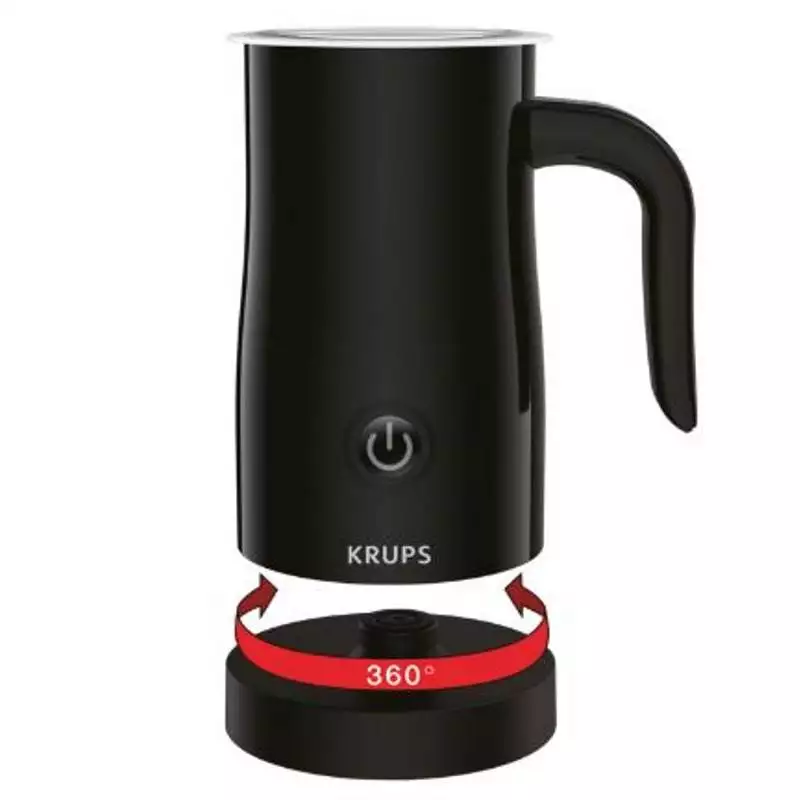 Krups Milk Frother Black Friedman & Cohen