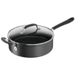 Jamie Oliver Tefal Hard Anodised Saute Pan 26cm Digital-H9133344-Tefal-Jamie-Oliver-Quick&Easy-HA-sautepan-26cm