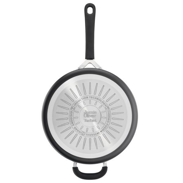 Jamie Oliver Tefal Hard Anodised Saute Pan 26cm Jamie Oliver Tefal Hard Anodised Saute Pan 26cm