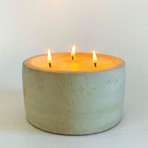 Charisma Raw Cement 3 Wick Lemongrass Candle 500g Charisma Raw Cement 3 Wick Lemongrass Candle 500g
