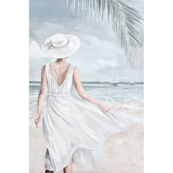 Woman In The Water Canvas