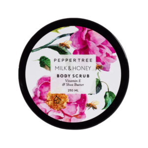 Pepper Tree Body Essentials Milk & Honey Body Scrub 250 ml