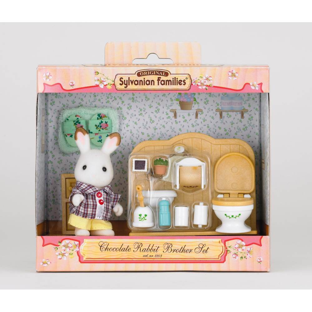 Sylvanian Families Chocolate Rabbit Brother Set - Friedman & Cohen