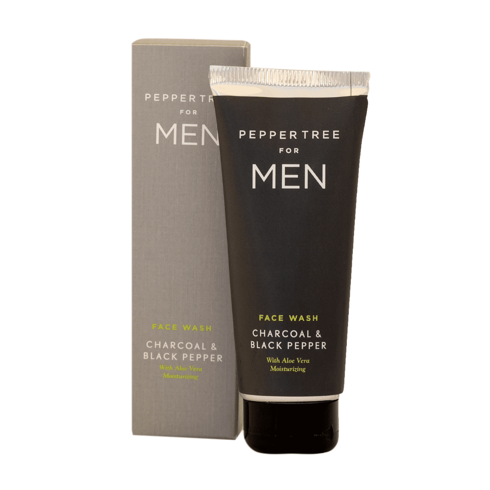 Pepper Tree For Men Charcoal and Black Pepper Face Wash 120ml Friedman & Cohen