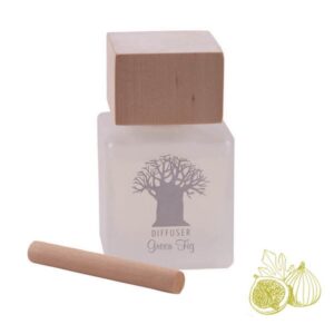 Mockana Wooden Top Diffuser Green Fig 160ml