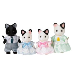 Sylvanian Families Tuxedo Cat Family