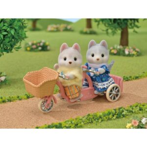 Sylvanian Families Tandem Cycling Set - Husky