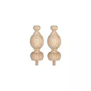 Finishing Touches Classic Finials - Natural