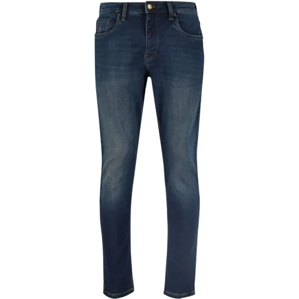 Polo Denis Knitted Slim Leg Denim