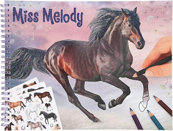 Miss Melody Horse Colouring And Sticker Book Miss Melody Horse Colouring And Sticker Book