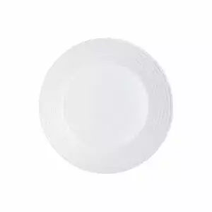 Luminarc Stairo White Tempered Glass Large Dinner Plate