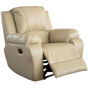 Calgan Recliner - Leather Upper Mushroom