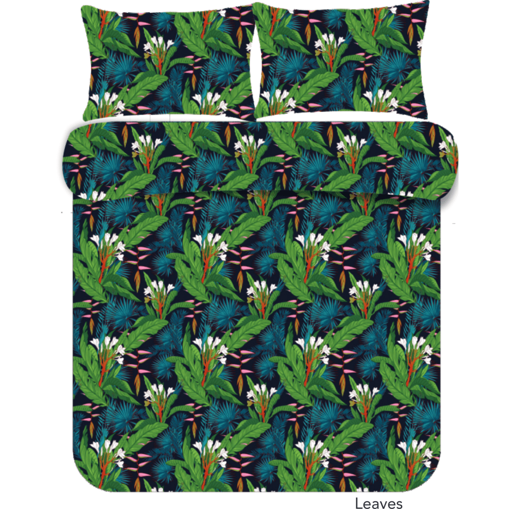 After Hours Leaves Duvet Cover Set Friedman & Cohen