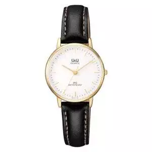 Q&Q Casual Leather Watch For Women