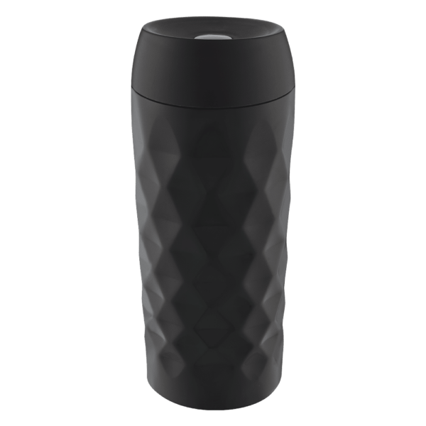 0111295843-SN-DIA400C - 6009710422663 - Snappy Diamond Tumbler 400ml Coal - Product Image 1