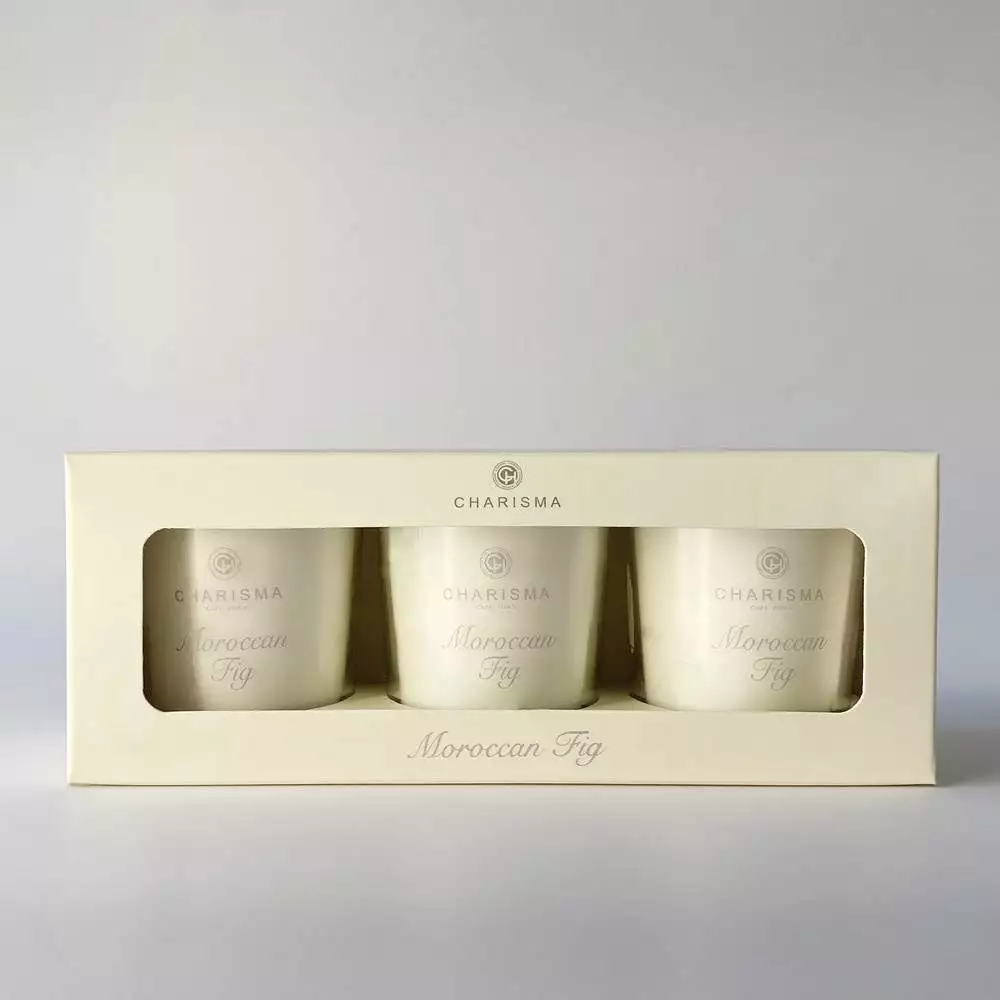 Charisma Classic Luxury Scented Candle Set of 3-Moroccan Fig - Friedman ...