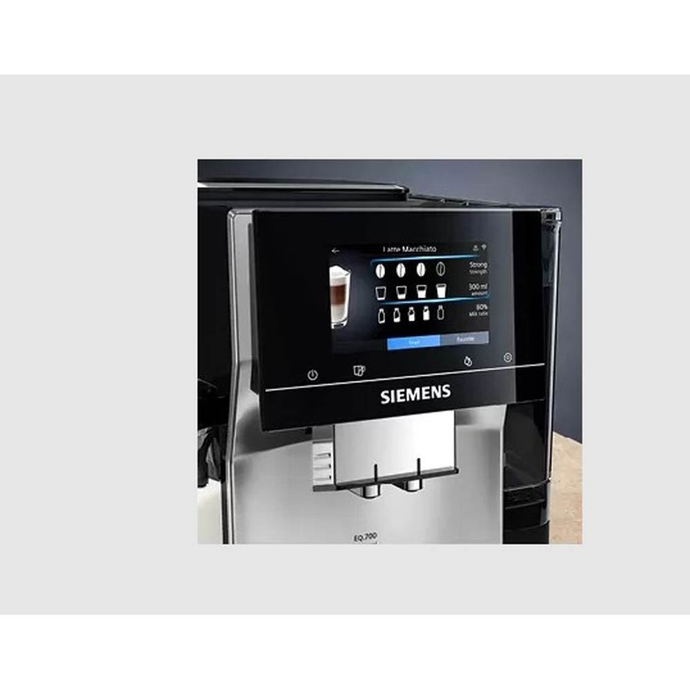 Siemens Fully Automatic Coffee Machine EQ700 integral Inox silver metallic Friedman & Cohen