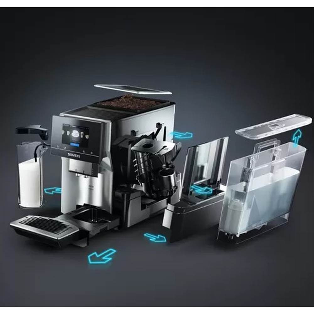 Siemens Fully Automatic Coffee Machine EQ700 integral Inox silver metallic Friedman & Cohen