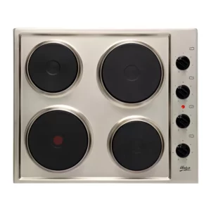 Univa 600mm Solid Plate Stainless Steel Hob with Control Panel