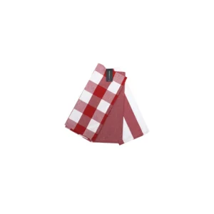 Linen House Revana Red 3 Pack Teatowels