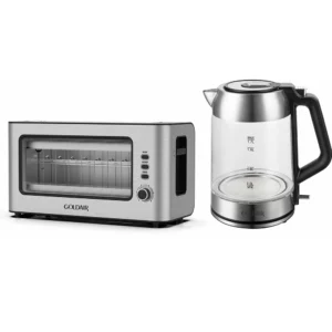 Goldair 2PC Glass Breakfast Pack