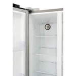 Defy DFF536 559l Side by Side Naturelight Fridge Metallic
