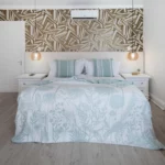 Haven & Earth Amanda Cotton Meadow Throw Haven & Earth Amanda Cotton Meadow Throw Eggshell/White