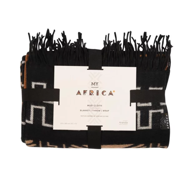 My Africa Mali Mud Cloth Throw – Black/Natural My Africa Mali Mud Cloth Throw Black Natural